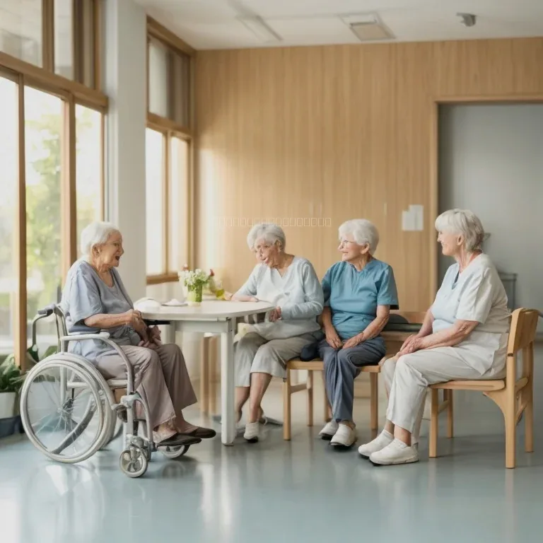 SeniorAResortの共同活動での参加者の笑顔